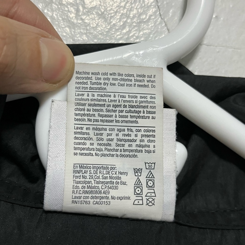 Champion Packable Pullover Black Lightweight Nylo… - image 6